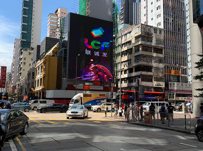 香港P10户外全彩LED显示屏项目